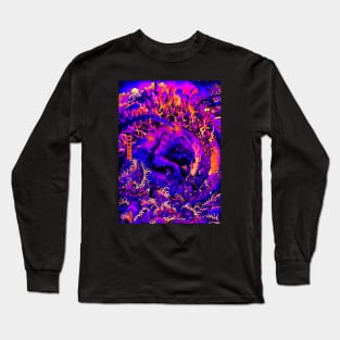 Retro Godzilla Rage Across Time Long Sleeve T-Shirt